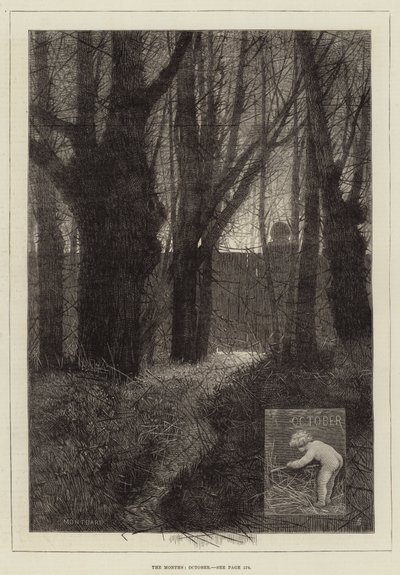 Les Mois, Octobre - Charles Auguste Loye